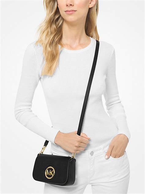 michael kors samira crossbody|Samira Small Pebbled Leather Crossbody Bag.